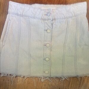 Stylish Kids Denim Skirt - Light Blue